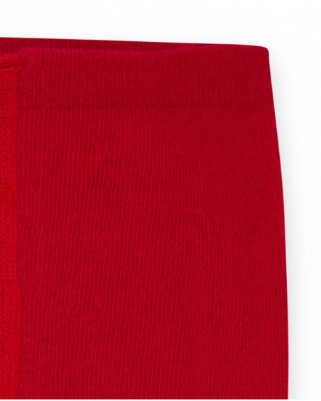 Collants Rouge Fille Mini Traveller