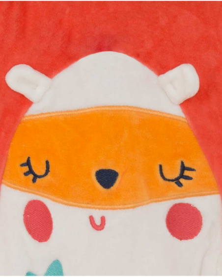 Barboteuse Orange Tundosado Girl Stars Collectors