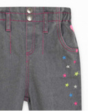 Pantalon Denim Gris Fille Magic Pantalon Denim Gris Fille Magic