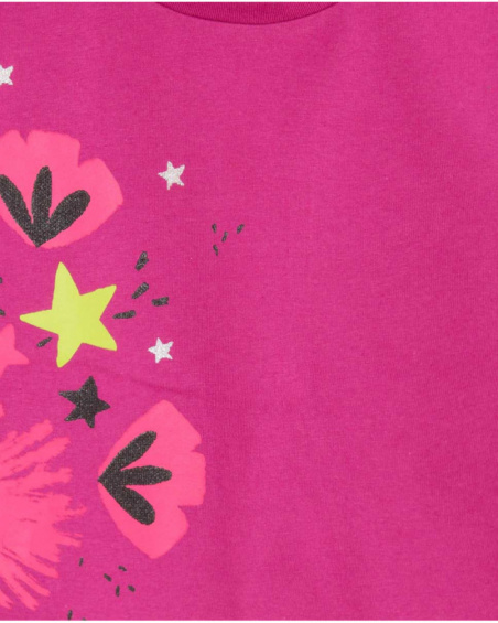 T-shirt et legging en maille rose Magic Girl