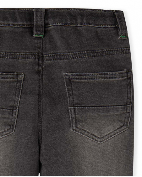 Pantalon Denim Gris Active Boy
