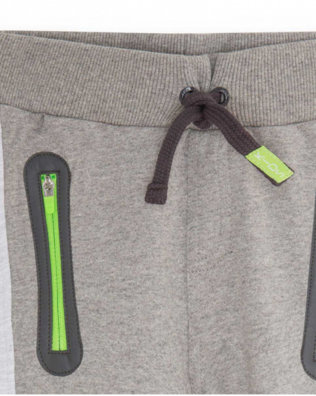 Sweat Et Pantalon En Peluche Gris Et Bleu Boy Active Sweat Et Pantalon En Peluche Gris Et Bleu Boy Active