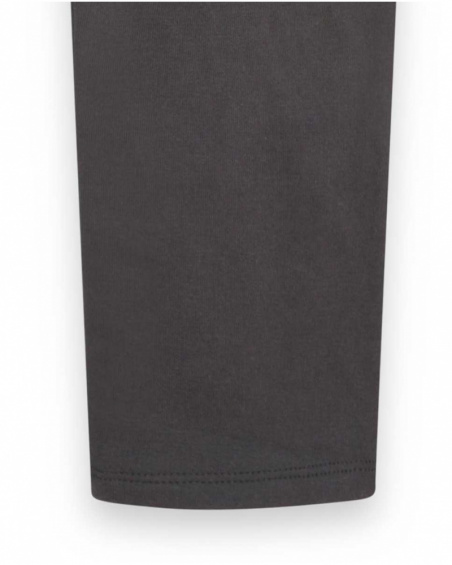Legging Peluche Gris Et Gris Fille Wild & Free Legging Peluche Gris Et Gris Fille Wild & Free