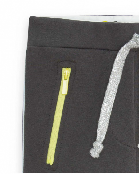 Sweat Et Legging Peluche Gris Et Vert Fille Wild & Free Sweat Et Legging Peluche Gris Et Vert Fille Wild & Free
