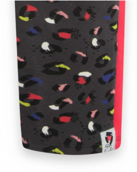 Legging en peluche gris pour fille Wild & Free