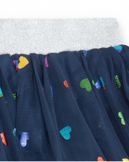Jupe en tulle bleu fille Galaxy Friends