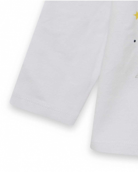 T-shirt en maille blanc et rose fille Galaxy Friends