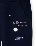Sweat-shirt et pantalon en peluche rose pour fille Galaxy Sweat-shirt et pantalon en peluche rose pour fille Galaxy