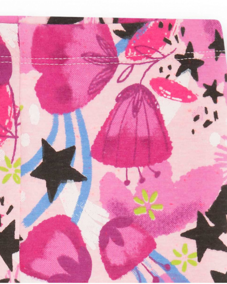 T-shirt et legging en maille rose Magic Girl T-shirt et legging en maille rose Magic Girl
