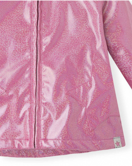 Trench rose fille Magic