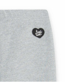 Legging en peluche gris pour fille Magic Legging en peluche gris pour fille Magic