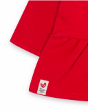 Robe Peluche Rouge Fille Mini Traveller Robe Peluche Rouge Fille Mini Traveller