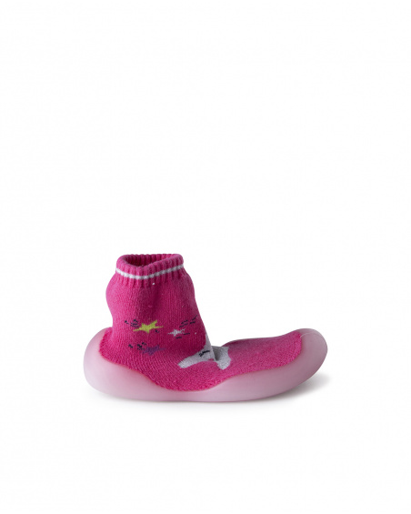 Chaussettes Sole Rose Fille Magic Chaussettes Sole Rose Fille Magic