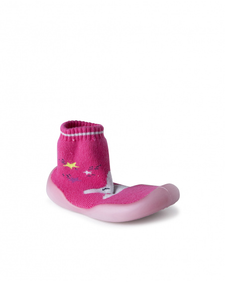 Chaussettes Sole Rose Fille Magic Chaussettes Sole Rose Fille Magic