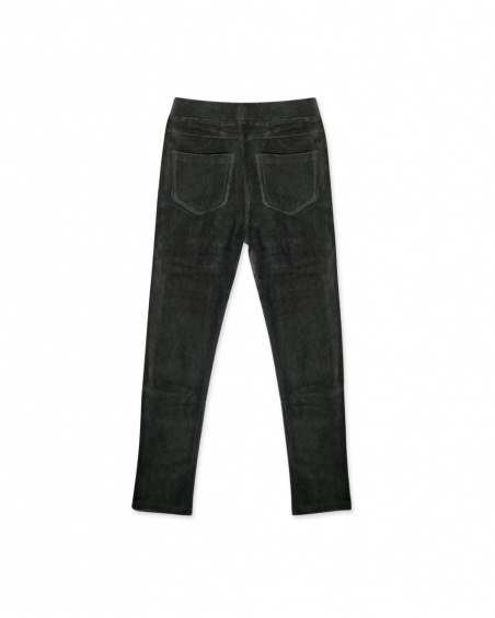 Jegging gris en velours côtelé Girl Basics Kids W23 Jegging gris en velours côtelé Girl Basics Kids W23