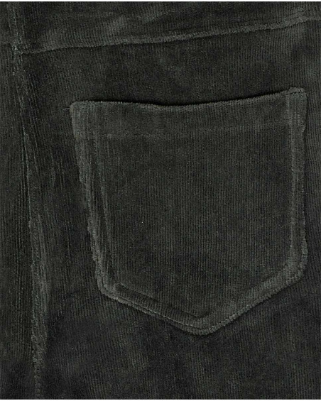 Jegging gris en velours côtelé Girl Basics Kids W23 Jegging gris en velours côtelé Girl Basics Kids W23