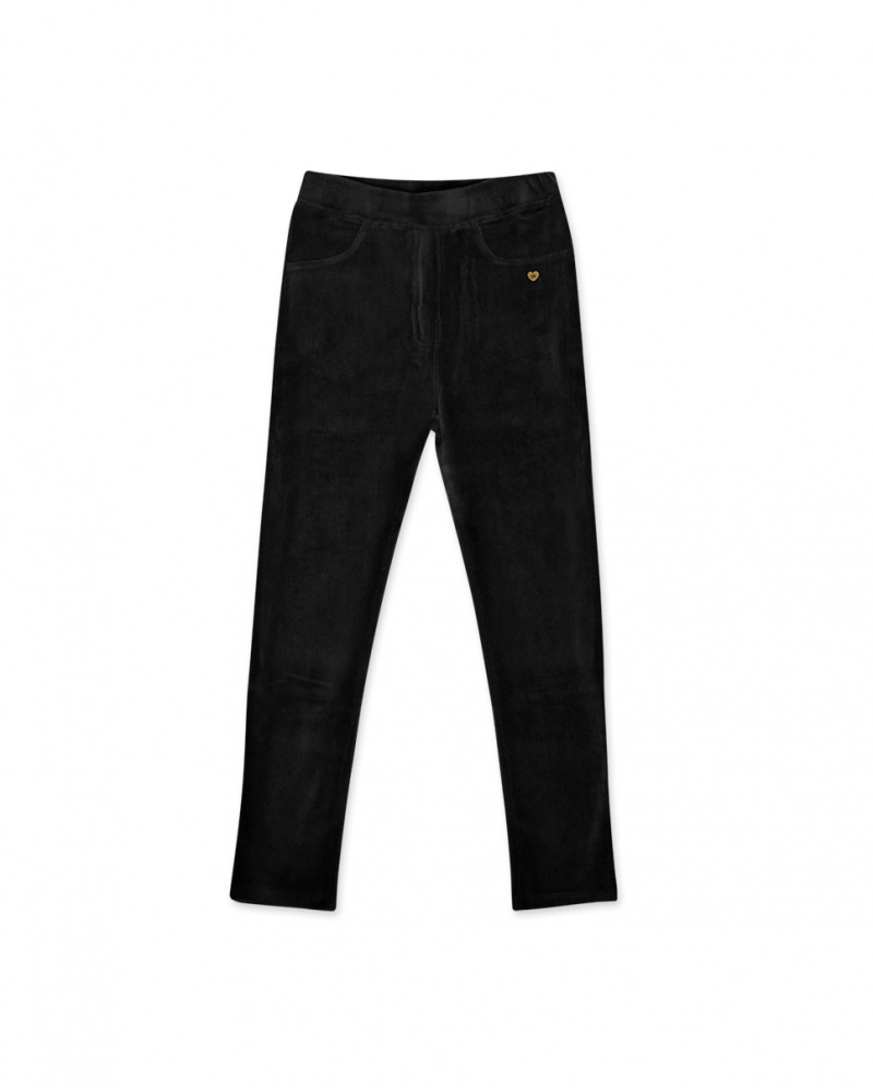 Jegging noir en velours côtelé Girl Basics Kids W23