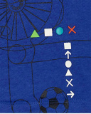 T-shirt en maille bleu et gris Boy Active T-shirt en maille bleu et gris Boy Active