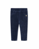 Jegging Velours Marine Fille Basics Bébé W23 Jegging Velours Marine Fille Basics Bébé W23