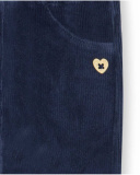 Jegging Velours Marine Fille Basics Bébé W23 Jegging Velours Marine Fille Basics Bébé W23