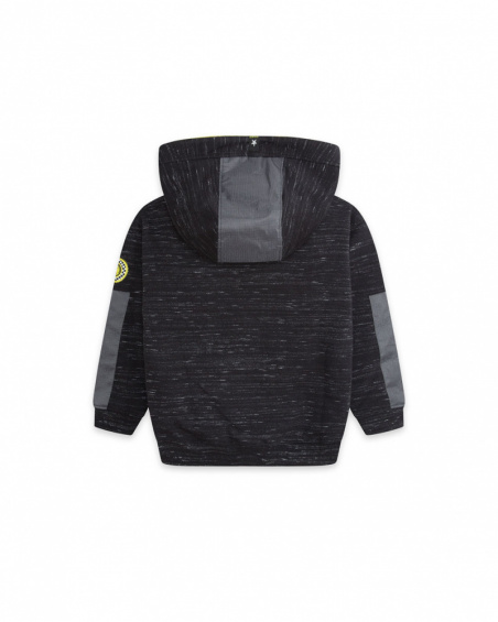 Sweat Capuche Combiné Noir Garçon Speed Race Sweat Capuche Combiné Noir Garçon Speed Race