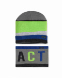 Bonnet En Tricot Gris Et Tour De Cou Garçon Active Bonnet En Tricot Gris Et Tour De Cou Garçon Active