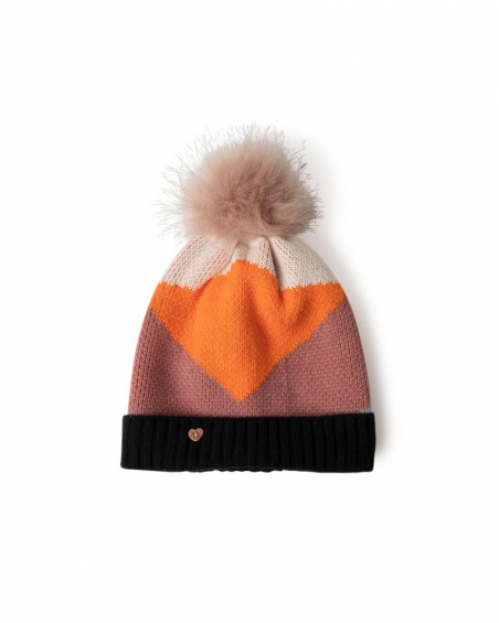 Bonnet En Tricot Rose Et Tour De Cou Fille Night Garden Bonnet En Tricot Rose Et Tour De Cou Fille Night Garden