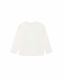 T-shirt en maille blanc et bleu fille Night Garden T-shirt en maille blanc et bleu fille Night Garden