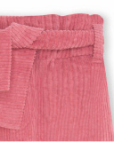 Pantalon fille en velours côtelé rose Night Garden Pantalon fille en velours côtelé rose Night Garden