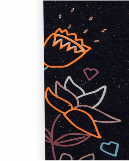 Legging Peluche Bleu Et Rose Fille Night Garden Legging Peluche Bleu Et Rose Fille Night Garden