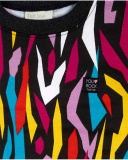 Sweat Peluche Noir Et Rose Fille Glam Rock Sweat Peluche Noir Et Rose Fille Glam Rock
