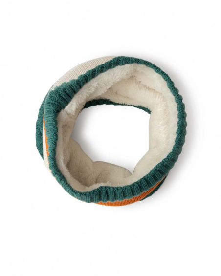 Bonnet En Tricot Beige Et Tour De Cou Garçon Natural Grown Bonnet En Tricot Beige Et Tour De Cou Garçon Natural Grown