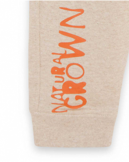 Sweat Et Pantalon En Peluche Orange Garçon Natural Grown Sweat Et Pantalon En Peluche Orange Garçon Natural Grown