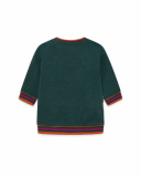 Robe en peluche verte pour fille Natural Grown Robe en peluche verte pour fille Natural Grown