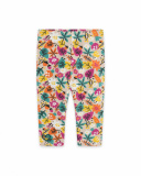 Legging en peluche beige pour fille Natural Grown Legging en peluche beige pour fille Natural Grown