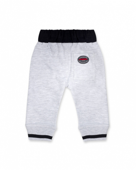 Connect Gris Pantalon en peluche pour garçon