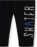 Boy Connect Sweat-shirt et pantalon en peluche bleu et noir Boy Connect Sweat-shirt et pantalon en peluche bleu et noir