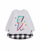 Robe Combinée Grise Girl Connect Robe Combinée Grise Girl Connect