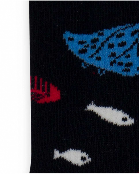 Set 2 Chaussettes Garçon Bleu Fishing Club Set 2 Chaussettes Garçon Bleu Fishing Club