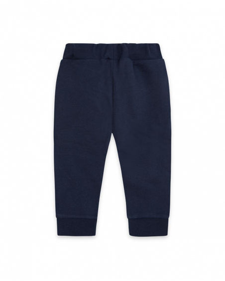 Pantalon Peluche Bleu Et Rouge Boy Fishing Club Pantalon Peluche Bleu Et Rouge Boy Fishing Club