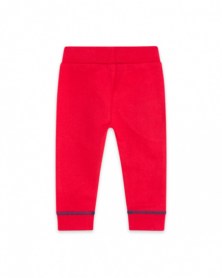 Pantalon Peluche Rouge Et Rouge Boy Fishing Club Pantalon Peluche Rouge Et Rouge Boy Fishing Club
