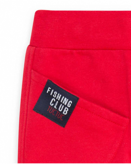Pantalon Peluche Rouge Et Rouge Boy Fishing Club Pantalon Peluche Rouge Et Rouge Boy Fishing Club