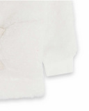 Fille Veste Fourrure Blanche Fishing Club Fille Veste Fourrure Blanche Fishing Club