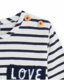 T-shirt en maille bleu fille Fishing Club T-shirt en maille bleu fille Fishing Club