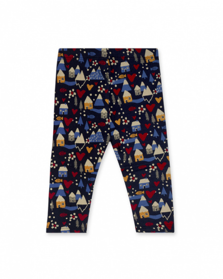Fille Bleu Plush Legging Fishing Club Fille Bleu Plush Legging Fishing Club