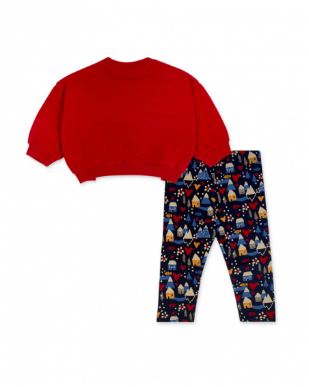 Fille Rouge Sweat En Peluche Et Legging Fishing Club Fille Rouge Sweat En Peluche Et Legging Fishing Club