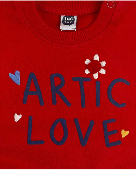 Fille Rouge Sweat En Peluche Et Legging Fishing Club Fille Rouge Sweat En Peluche Et Legging Fishing Club