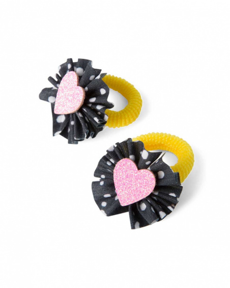 Set 2 Chouchous Marron Girl Dog'S Mix Set 2 Chouchous Marron Girl Dog'S Mix