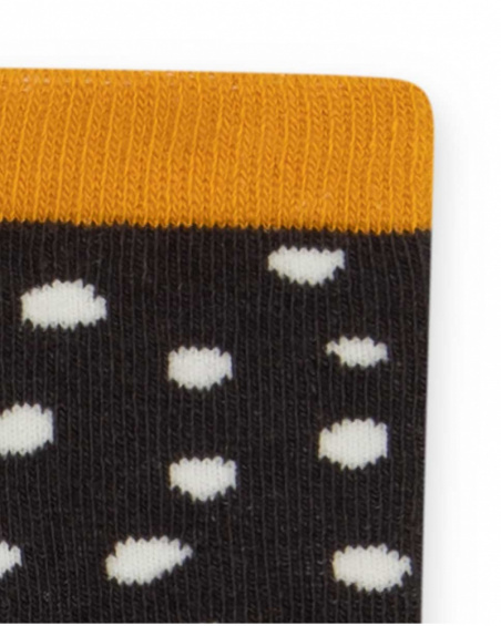 Set 2 Chaussettes Fille Marron Dog'S Mix