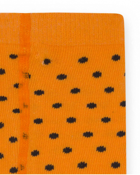 Collant Orange Fille Dog'S Mix